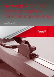 Neue Version: AESTUVER Brandschutzplatten Verarbeitungsanleitung