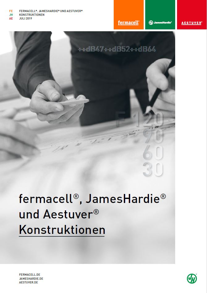 Aktualisiert und erweitert - Neue Übersicht zu fermacell, James Hardie und Aestuver Konstruktionen